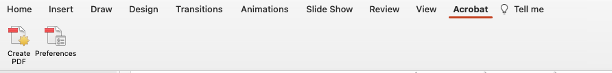 Acrobat tab has disappeared from PowerPoint ribbon after reinstallation ...