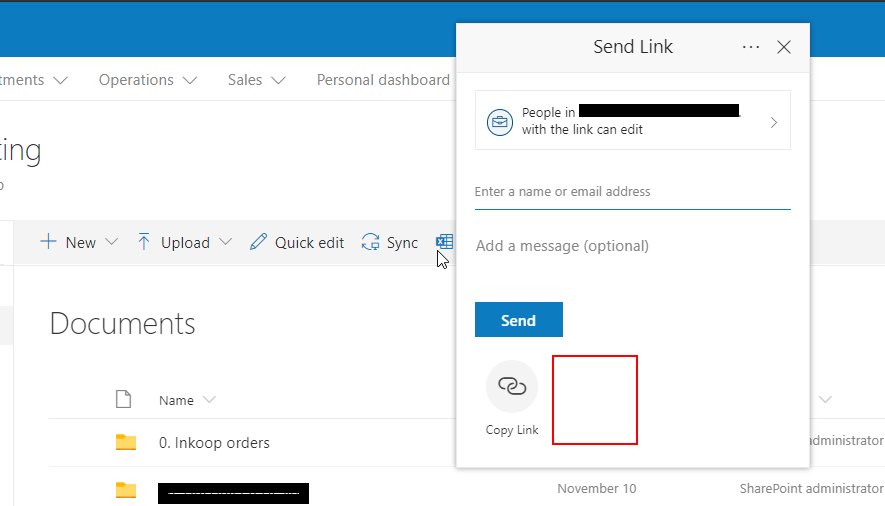 Outlook share button missing from SharePoint sites - Microsoft Q&A