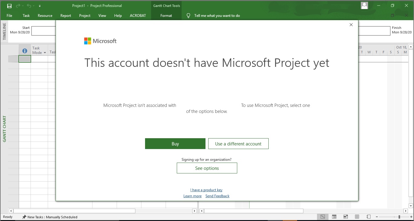 Error launching Microsoft Project - Microsoft Q&A