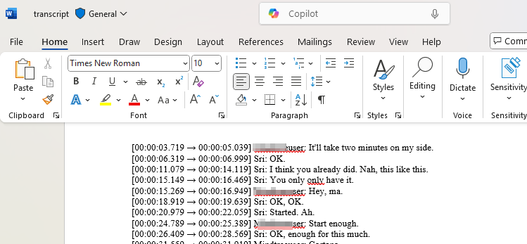 How to get the transcript content in HTML format using GRAPH API ...