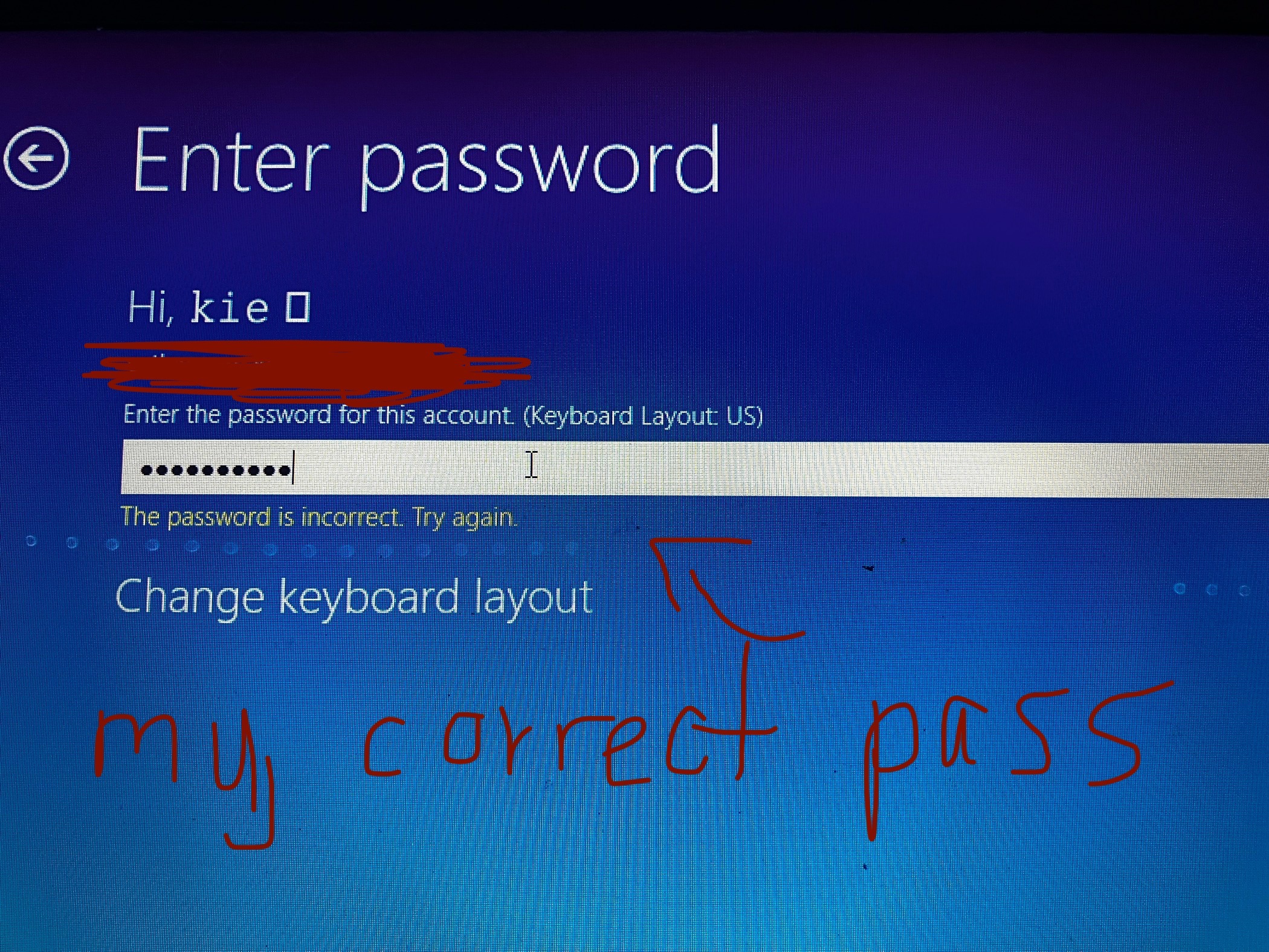 Microsoft won’t let me sign in, says incorrect password - Microsoft Q&A