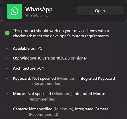can we download whatsaap on a 32 bit processor windows 10 - Microsoft Q&A