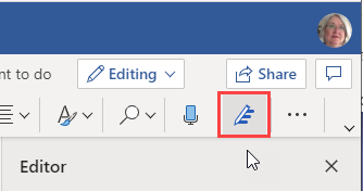 Microsoft Editor don't appear on my word online - Microsoft Q&A