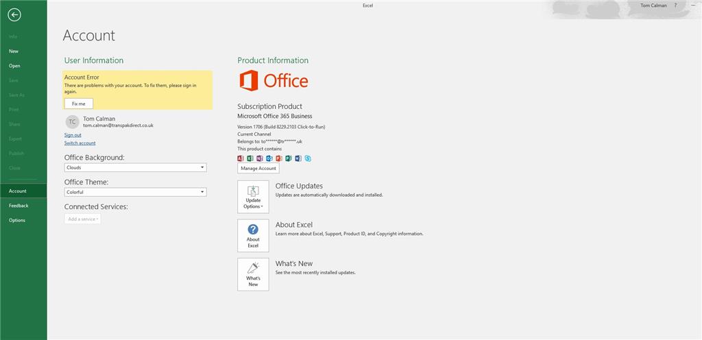 Cannot succesfully sign in to any Office 2016 desktop apps with my ...