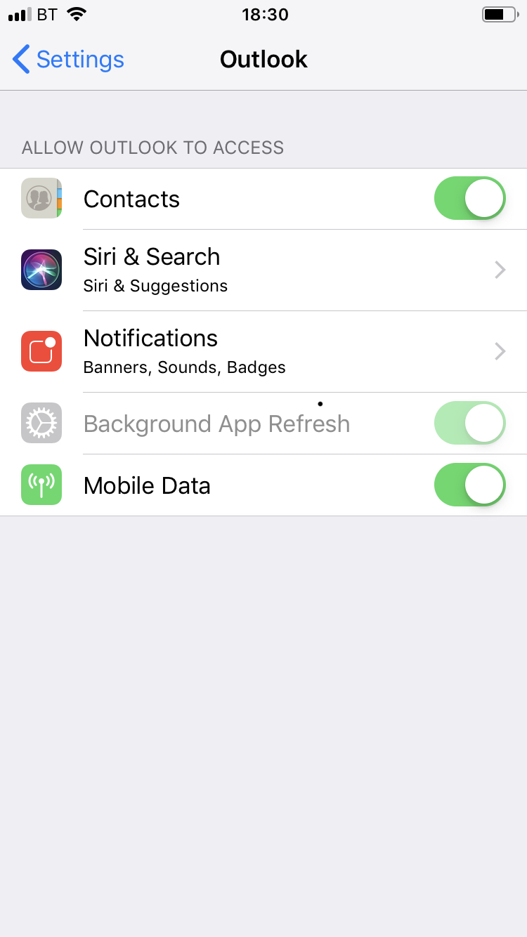 Outlook App on iPhone can't turn off autocomplete or delete email ...