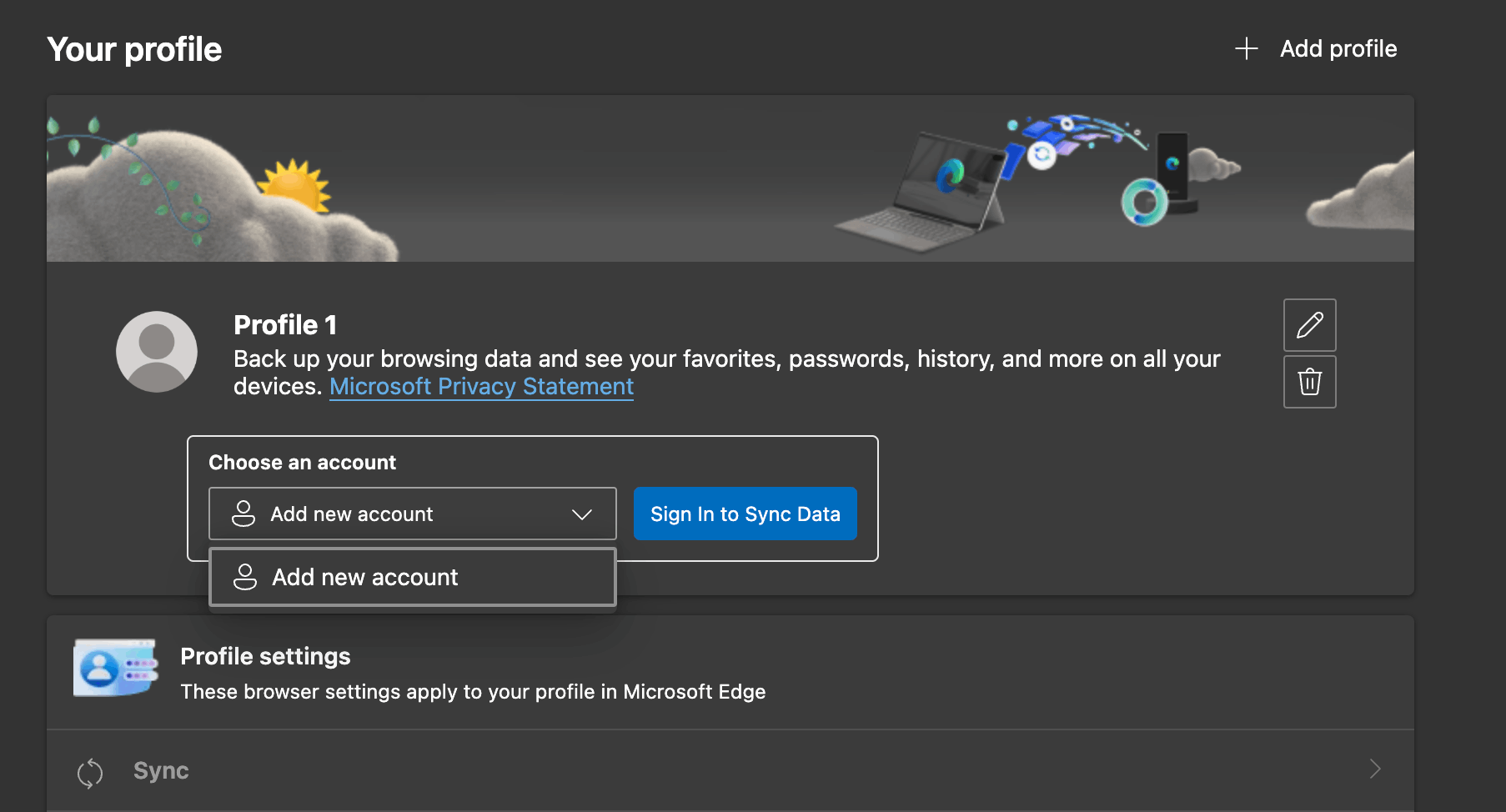 How to remove suggestion account on edge for mac system - Microsoft Q&A