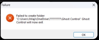 Failed to create folder - unable to open a software - Microsoft Q&A