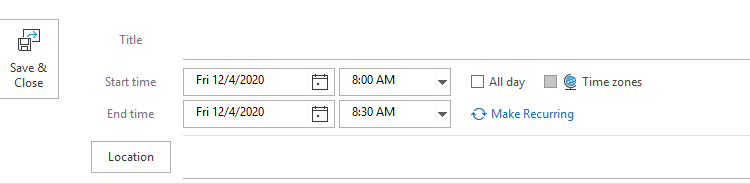 Office365 meeting won't let me change time zone - Microsoft Q&A