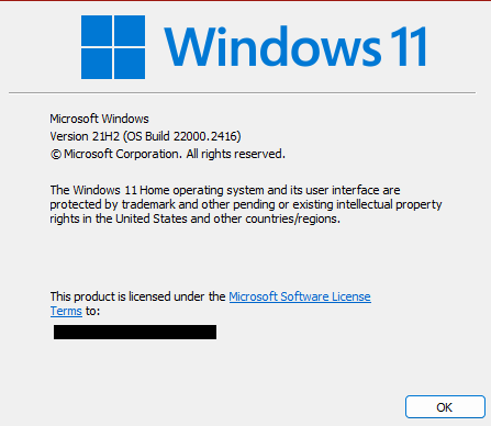 Odd issue with my version of Windows 11. - Microsoft Q&A