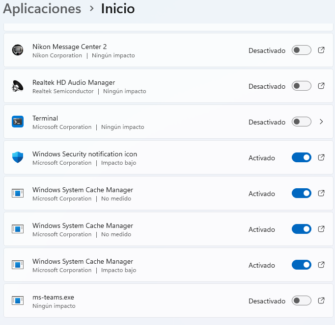 es normal tres *windows sistem cache manager* - Microsoft Q&A