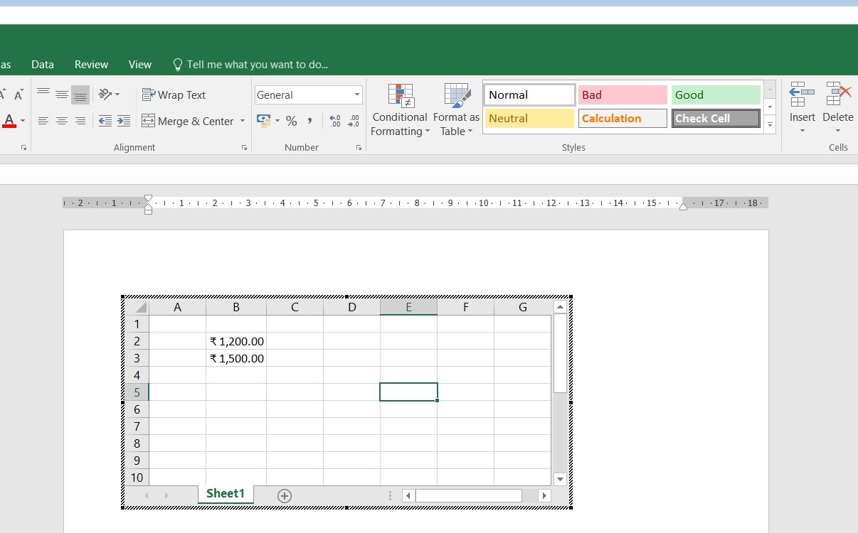 Word - Formatting Columns of Inserted Table - Microsoft Q&A