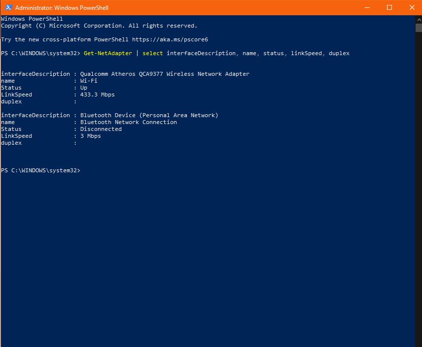 i cant see advanced netwrok configuration settings like speed and ...