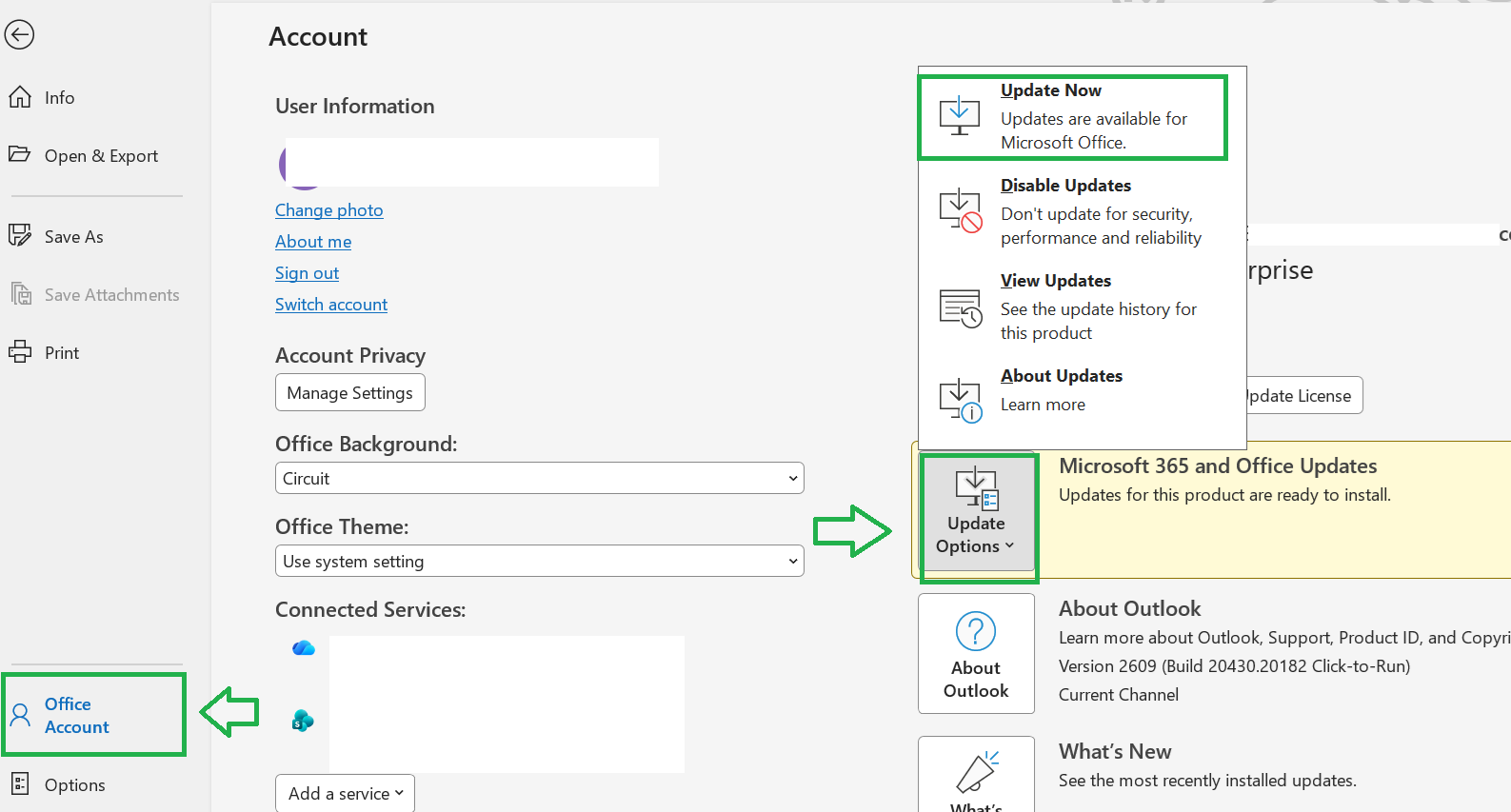 The desktop Outlook application is unable to send or receive emails ...