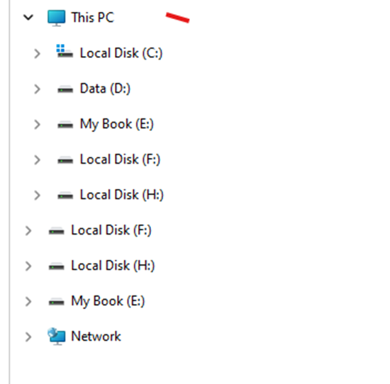 My coputer is showing two F drives. How do I fix this? - Microsoft Q&A