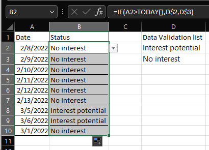 Auto-filling drop down list using conditional logic - Microsoft Q&A