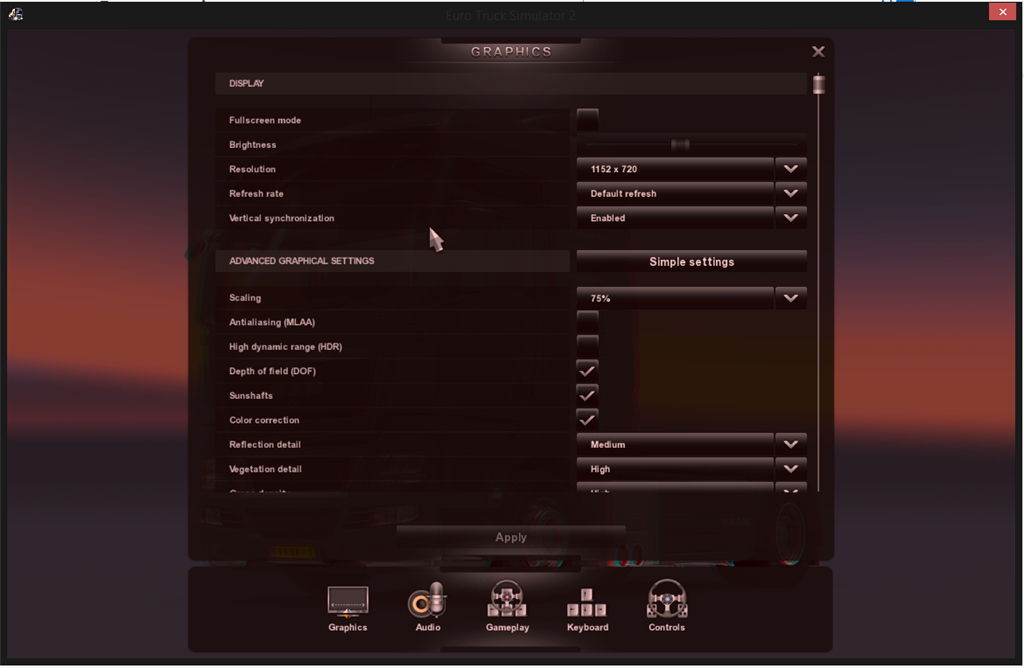 Whenever I play a full screen game, the game doesn't display properly ...