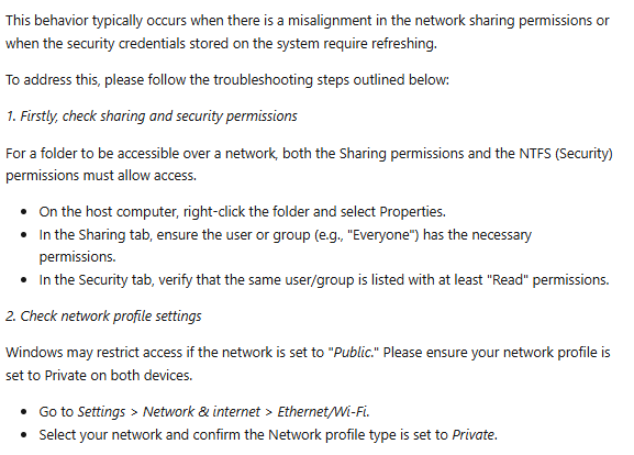How to access shared folders on a network when I can see the computers ...