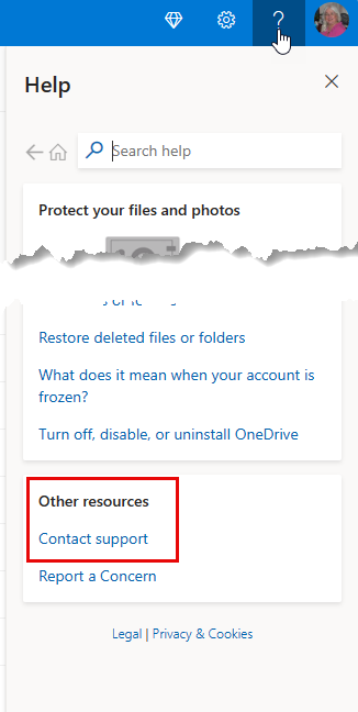 Incorrect onedrive storage stopping me from receiving outlook mails ...
