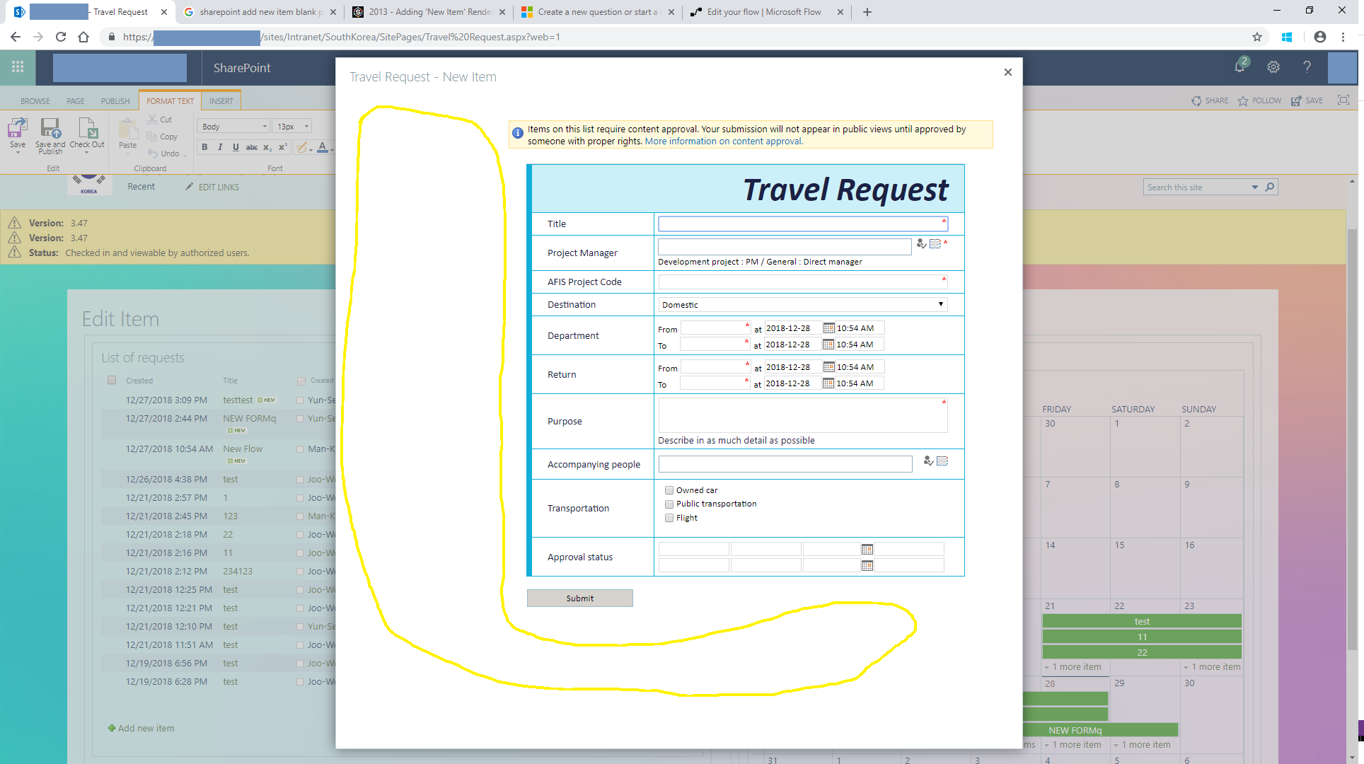 Resize new form in Sharepoint via Infopath - Microsoft Q&A
