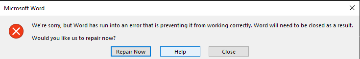 How to fix in my Word in Laptop - Microsoft Q&A