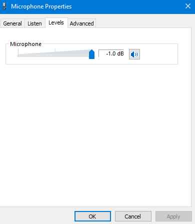 Microphone settings - Microsoft Q&A