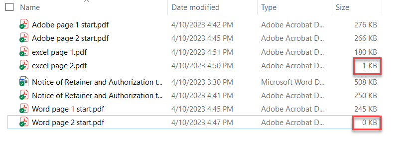 Microsoft Print to PDF driver not working when print starting at page 2 ...