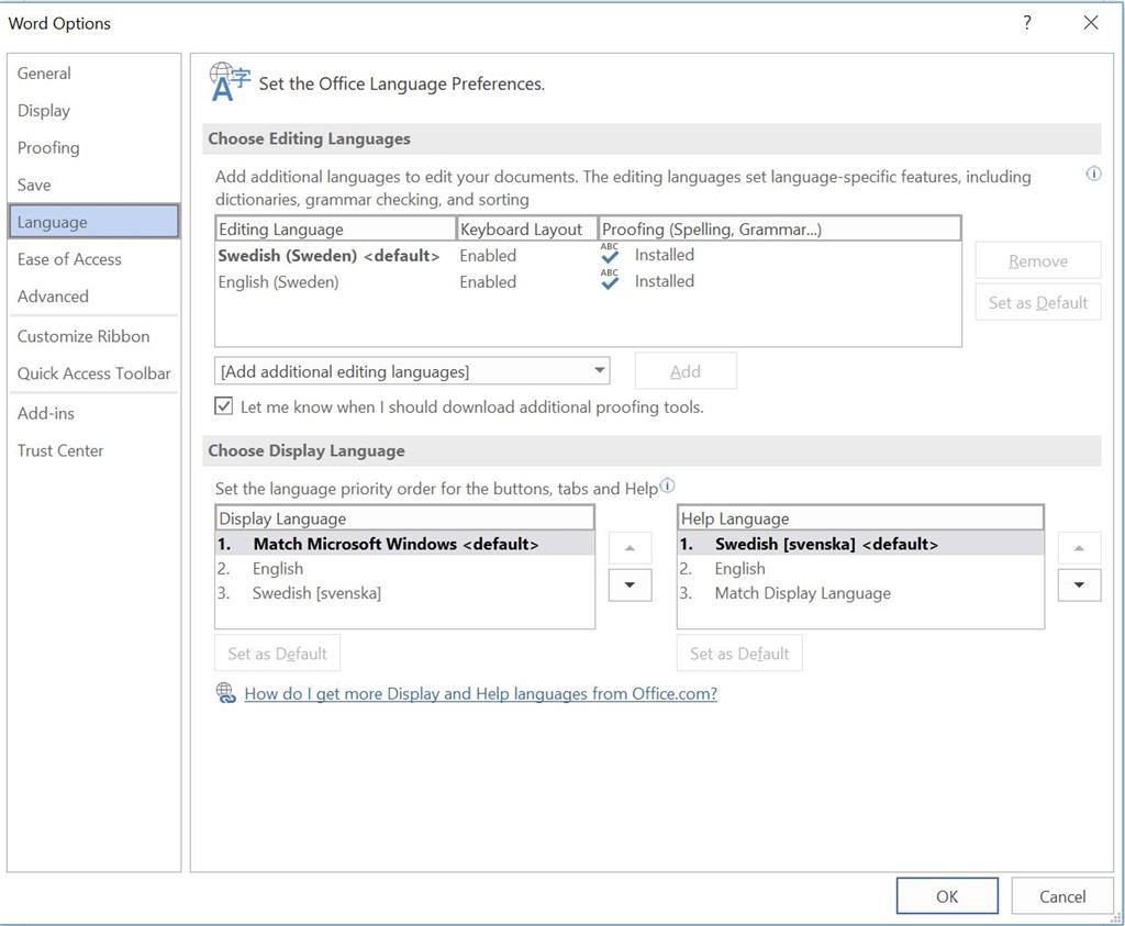 Office 2016 auto detect and default language does not work properly ...