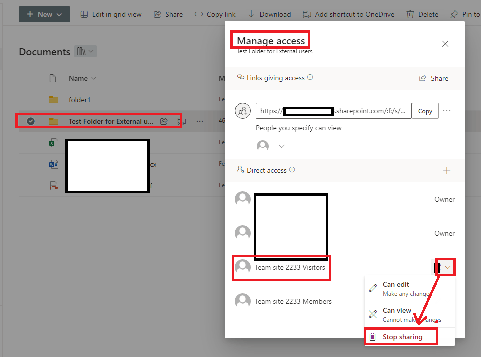Can't see SharePoint files after sharing externally with View Only ...