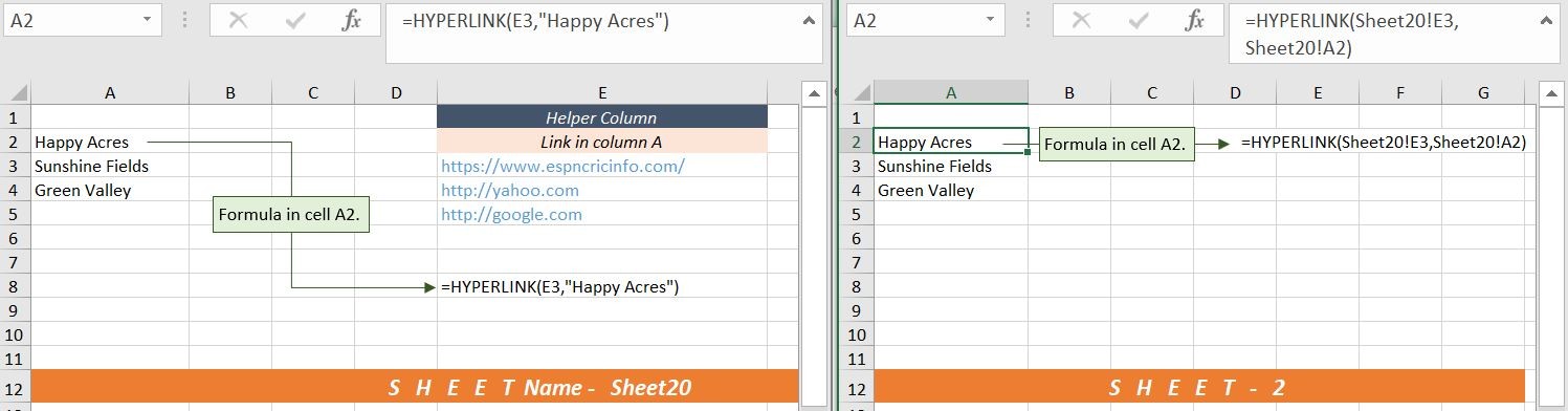 Fill series with both cell reference and hyperlink - Microsoft Q&A