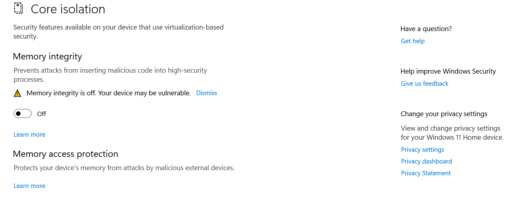 How do I fix driver error with Windows Security?! - Microsoft Q&A
