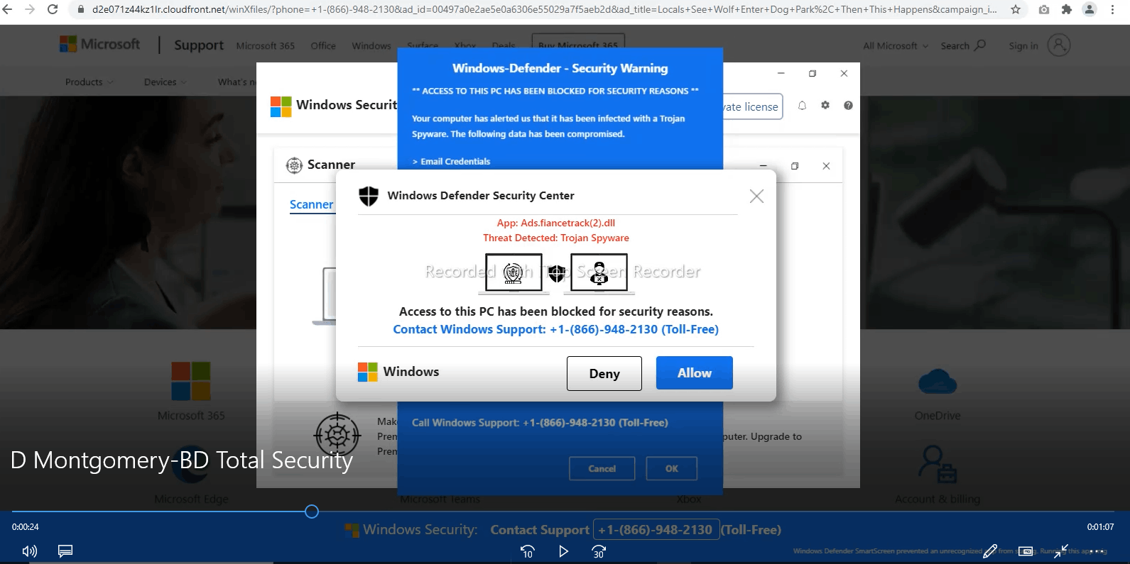 Pop-up Ransomware Warning - Microsoft Q&A