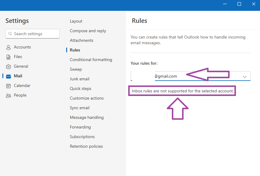 No Rules button on ribbon in New Outlook - Microsoft Q&A