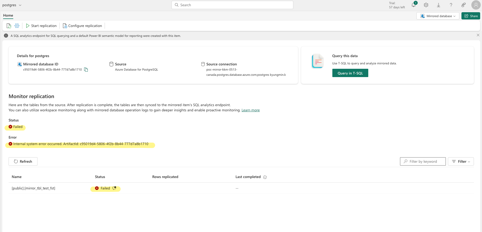 Request for Root Cause Analysis of Azure Database for PostgreSQL ...