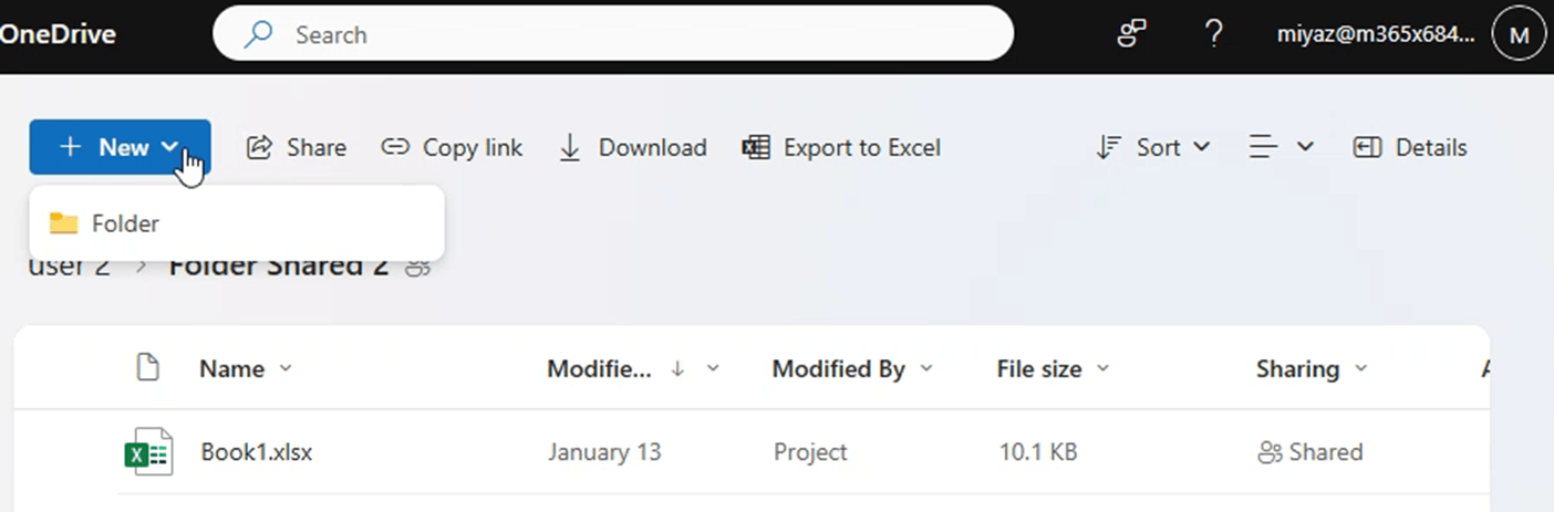 External User with EDIT option to a folder cant find " Add New" option ...