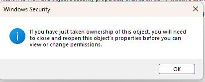 C:\ is not accessible, Access is denied - Microsoft Q&A