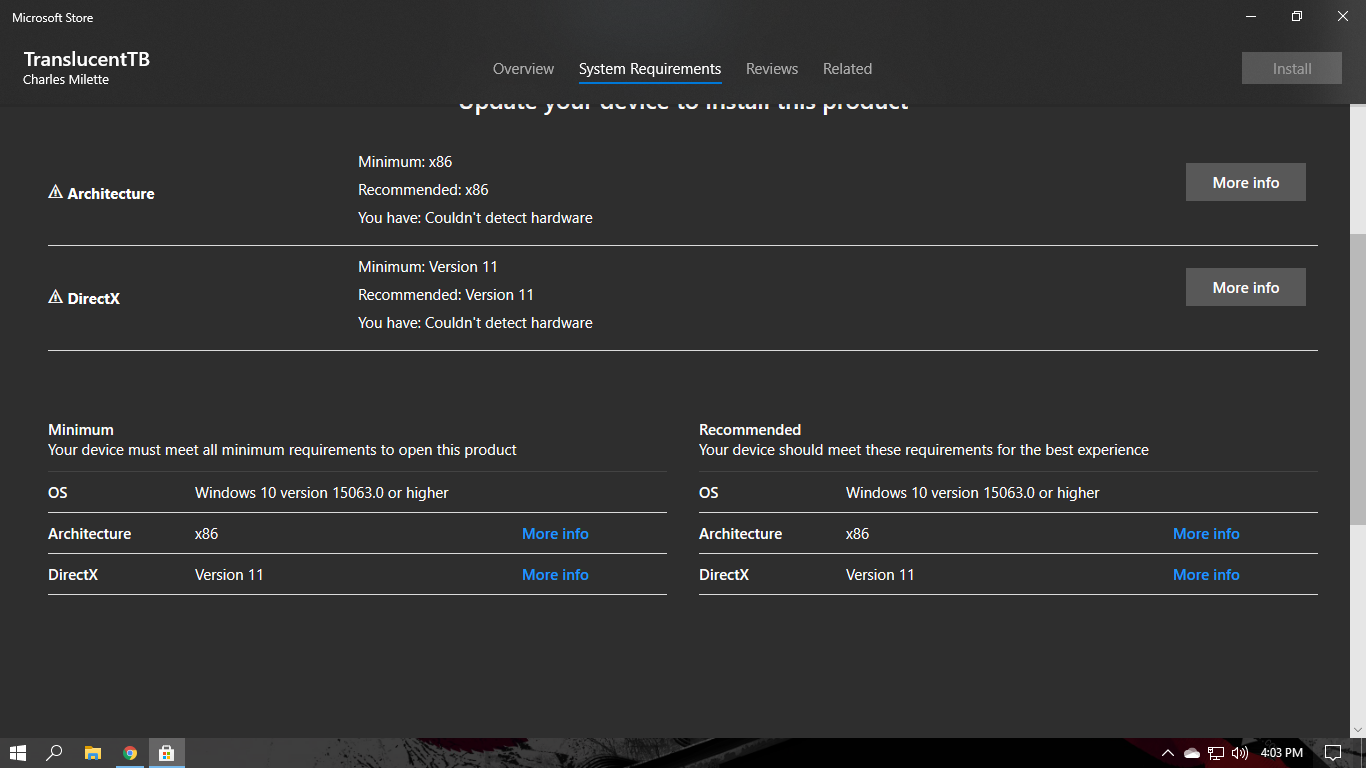 Microsoft Store won't detect hardware - Microsoft Q&A