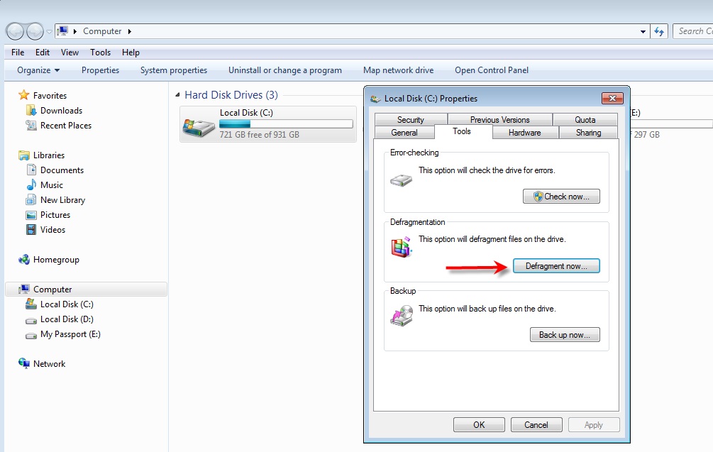 Disk Defragmenter - Microsoft Q&A