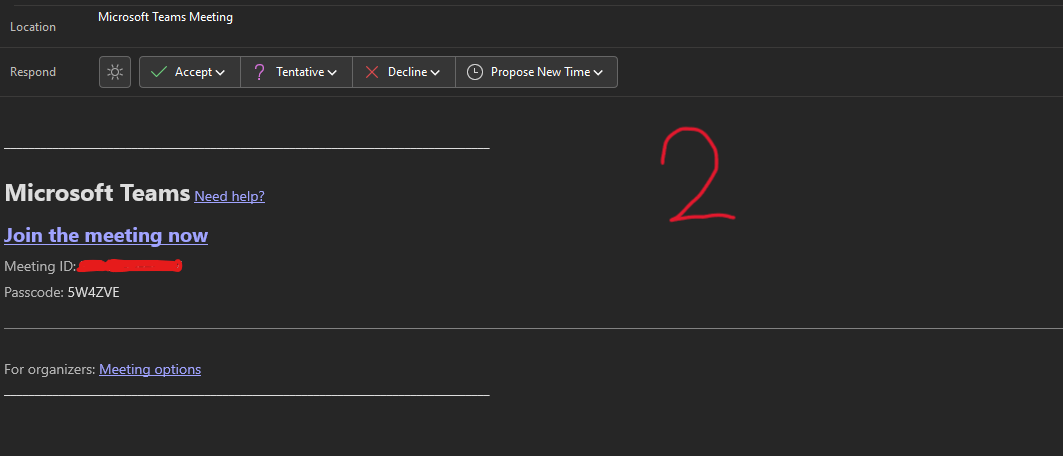Teams invitation link not working on new outlook - Microsoft Q&A
