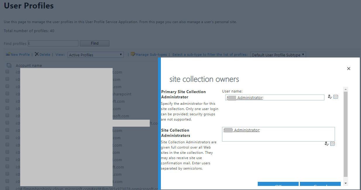 Cannot change Primary Owner for Office365 personal site Collection ...