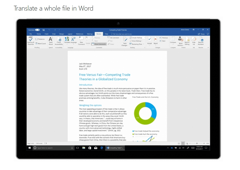 i cant change language in my word document - Microsoft Q&A