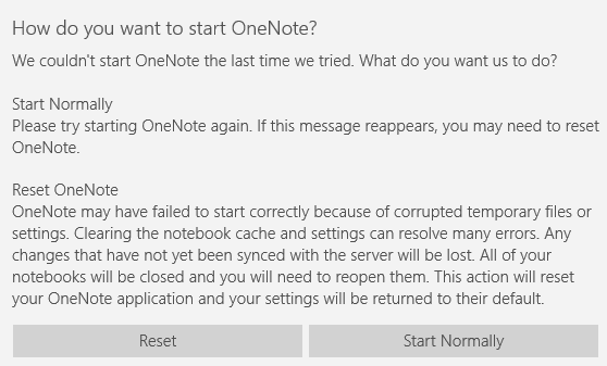 OneNote app error code: 0x5 - Microsoft Q&A