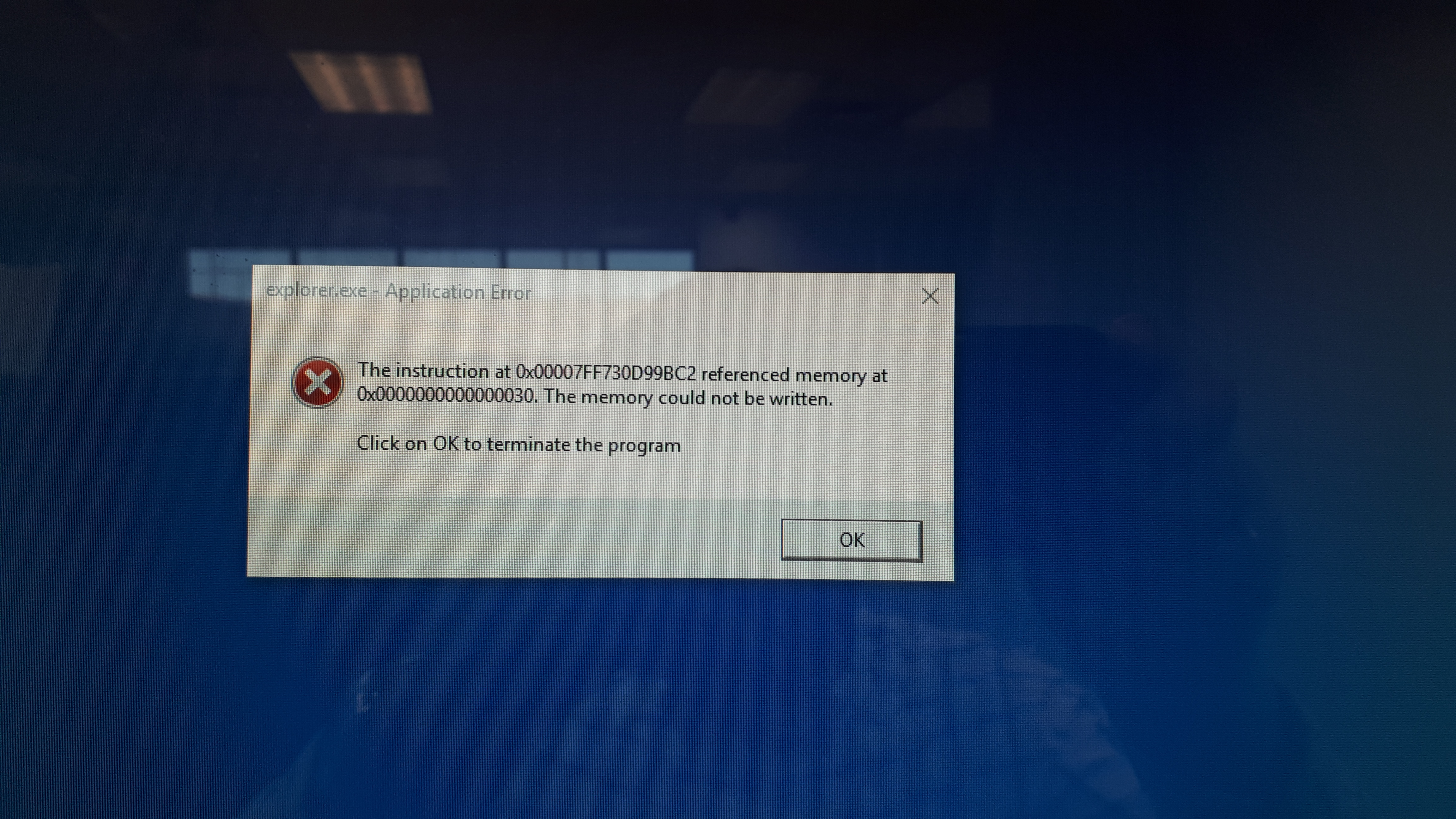 explorer.exe Application Error - Microsoft Q&A