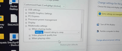 How to set cameras in Windows 11 to prevent screen timeout when in use ...