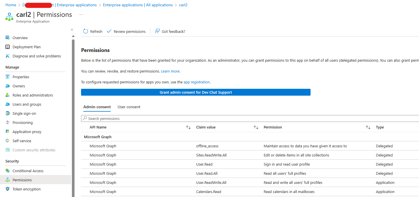 Authorization identity not found when trying to access users info ...