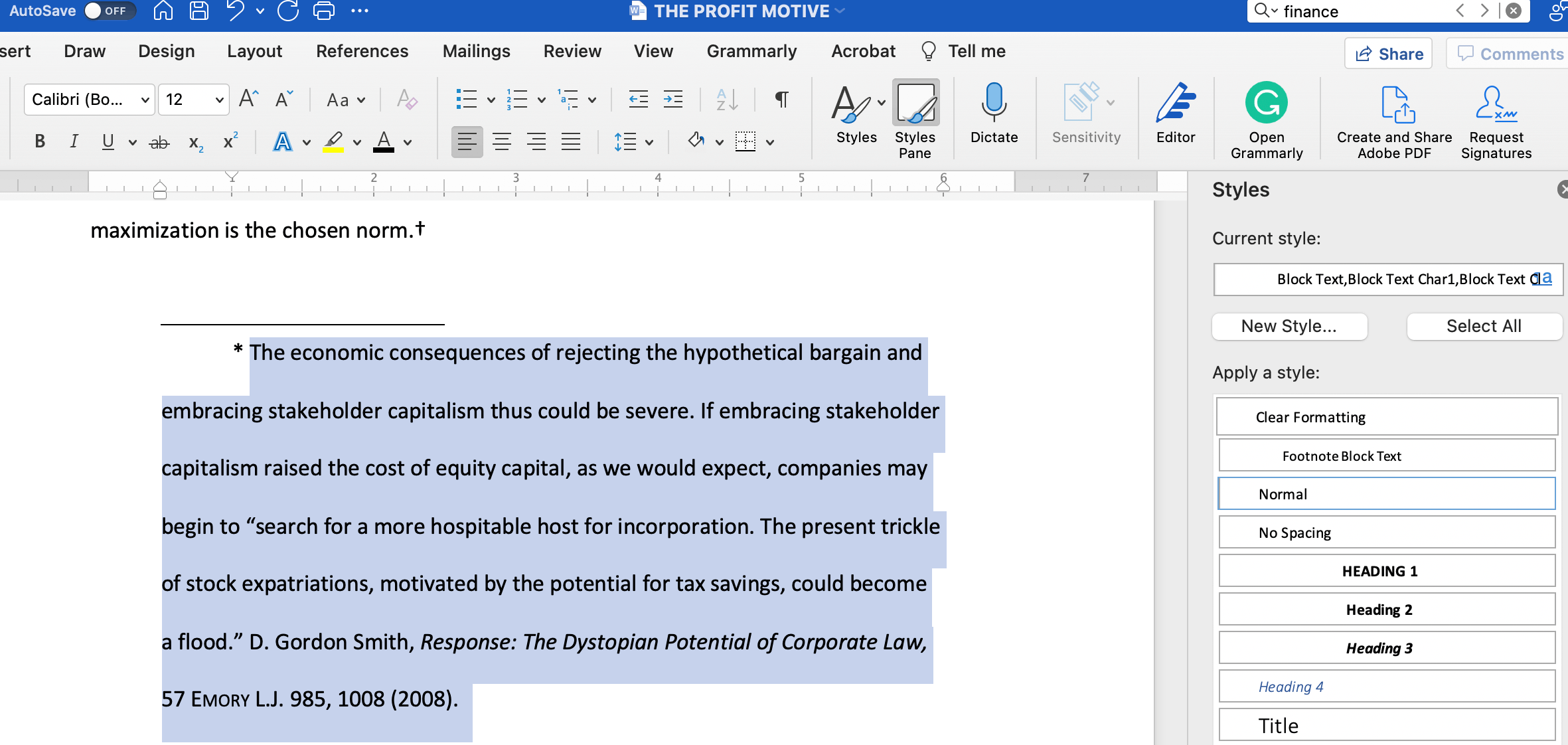 Microsoft Word did something really weird to my endnotes and footnotes ...