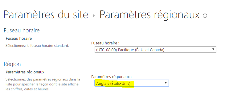 Changing regional settings in Excel Online - Microsoft Q&A