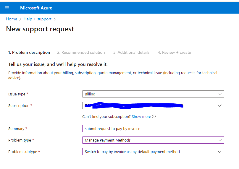 How do I get to submit a request to pay by invoice? - Microsoft Q&A