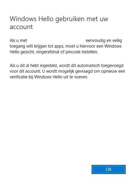 2 Windows Hello gebruiken