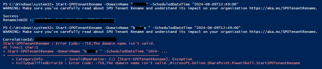 Can't Rename Sharepoint Domain Name - Error Codes 757 or 758 ...