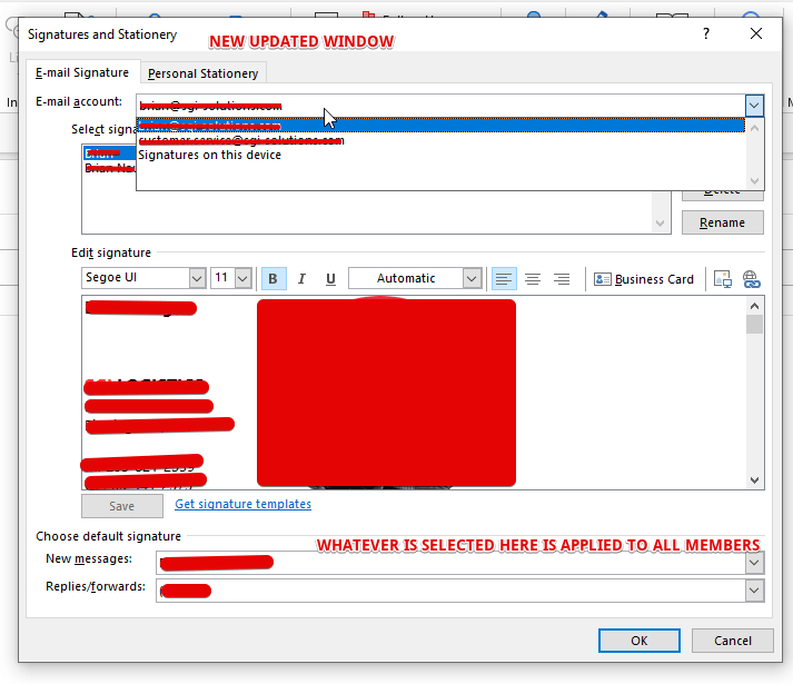 How do I fix shared inbox signatures after outlook update? - Microsoft Q&A